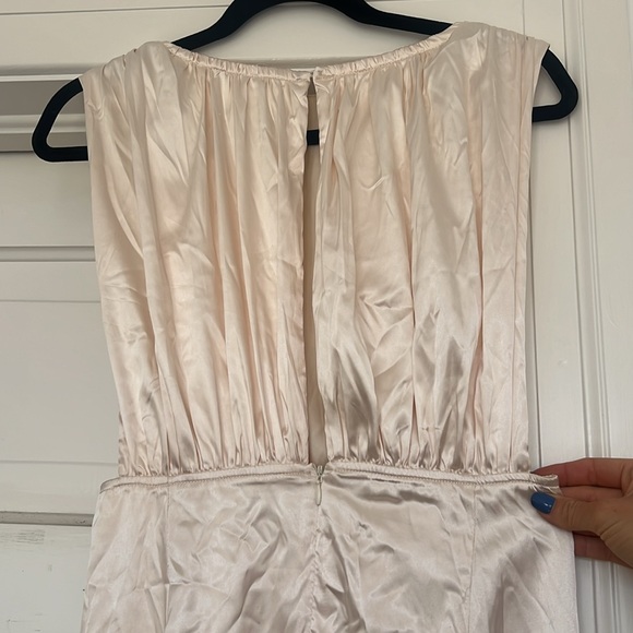 Lena size small dress champagne (close to cream) worn once DRY CLEANED - Picture 3 of 6